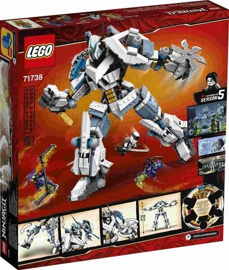 LEGO Ninjago 71738 Zane a bitva s titánskými roboty