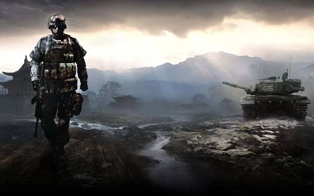 Tense moment during a strategic war game Wallpaper