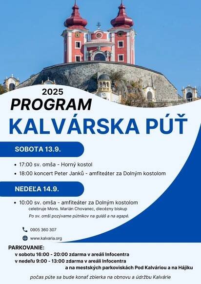 Kalvárska púť 2025