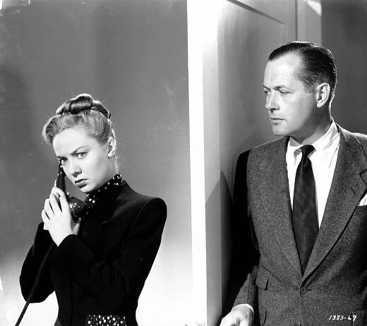 Dáma v jezeře - Z filmu - Audrey Totter, Robert Montgomery
