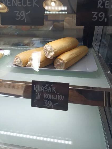 Obrázek vlasak v rohliku