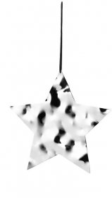 DŮM | Vánoční ozdoba velká hvězda AQUA, stříbrná - Philippi | Kuchyňské potřeby, nádobí, kuchařské nože | Pros3to