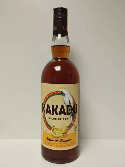Kakadu Elixir De Banana 30% 0,7 l - Rumy a elixíry | Prodej potravin, nápojů a alkoholu Rojal