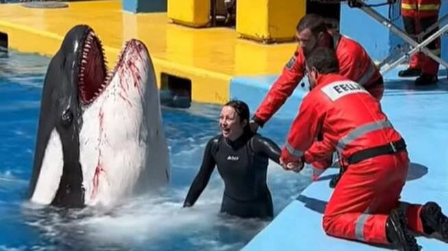 Orca tötet Trainerin: Dieses KI-Video ist kompletter Fake!