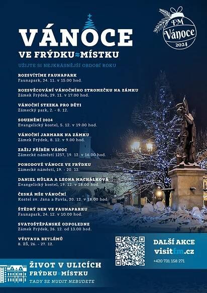 FRÝDEK-MÍSTEK ROZSVÍTÍ DVA HLAVNÍ VÁNOČNÍ STROMY - VE FRÝDKU I V MÍSTKU | Frýdek-Místek