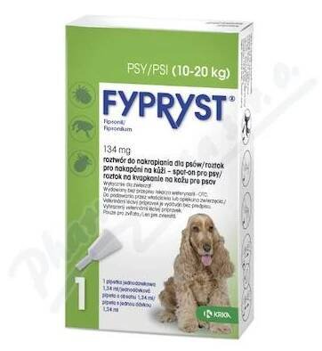 Fypryst 134mg spot-on pro psy 1x1.34ml