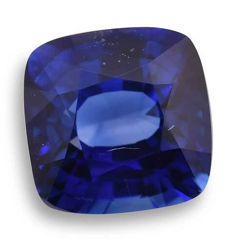 5.63 Carat Blue SRI LANKAN Cushion Sapphire CD