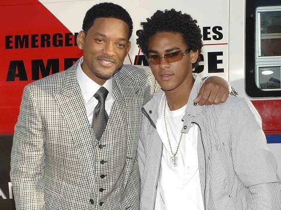 Will Smith and Trey Smith attend The World Premiere of Columbia Pictures "Hancock" on June 30, 2008 in Hollywood, CA. 