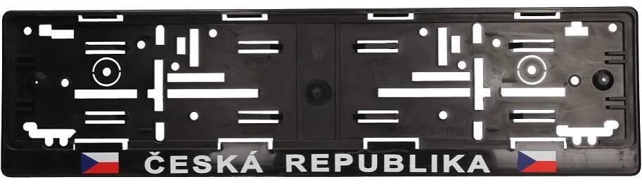 Tabulka pod SPZ ČR vlajky