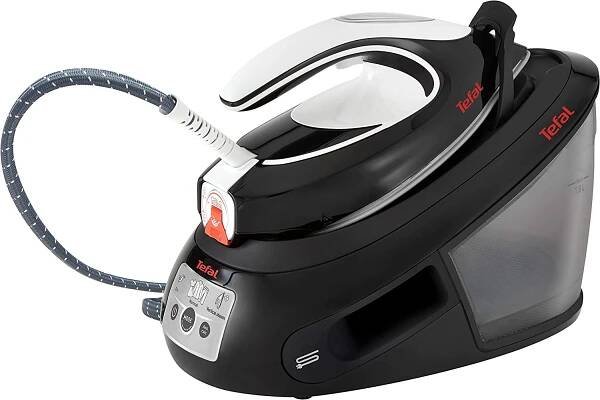 TEFAL parní žehlička SV8055, 450 g/min, 6,5 bar, 1,8 l, černá/bílá