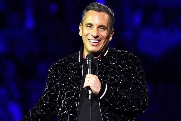 Sebastian Maniscalco performs onstage for his "You Bother Me" Tour at The Forum on January 11, 2020 in Inglewood, California.