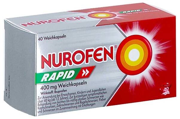 Nurofen Rapid Weichkapseln 400mg Ibuprofen (40 stk)