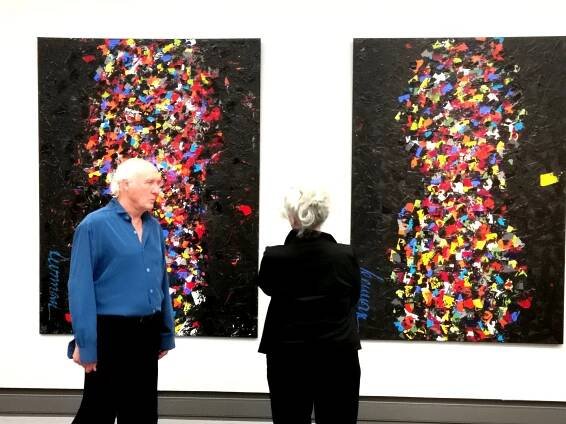 Left: Ludwig I (SOLD). Right: Ludwig II, 150x200 cm