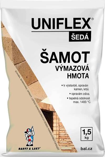 Uniflex Šamotová výmazová hmota šedá 1,5 kg nakoupit u OBI