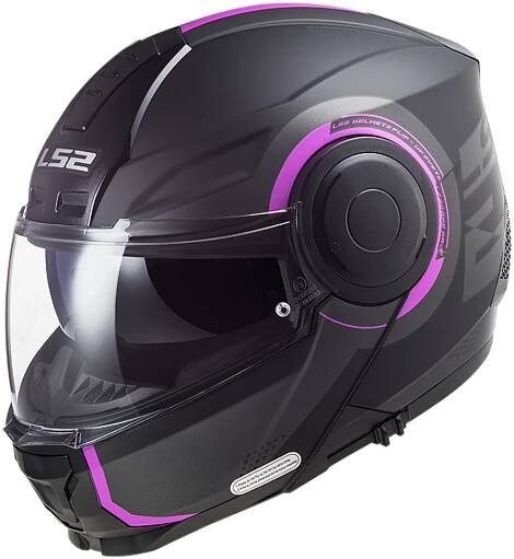 Výklopná helma LS2 FF902 Scope Arch Matt Titanium Pink - XS