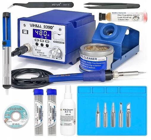 SADA XXL PÁJECÍ STANICE KVALITA YIHUA 939D+75W