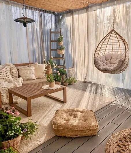 🦦 : cozy | Home interior design, Terrace decor, Dream house decor
