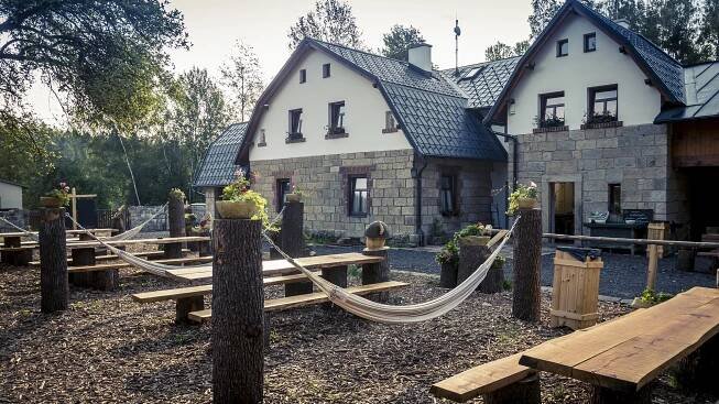 Štěrbova vila - Přehrada Les Království, bývalá samota Tešnov
