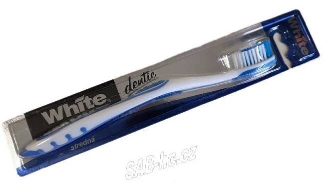 Zubní kartáček WHITE 38D 1ks Dentic střední