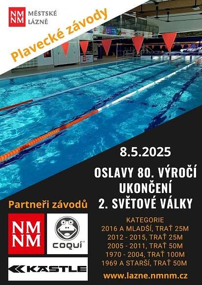 8.5. Plavecké závody - Městské lázně