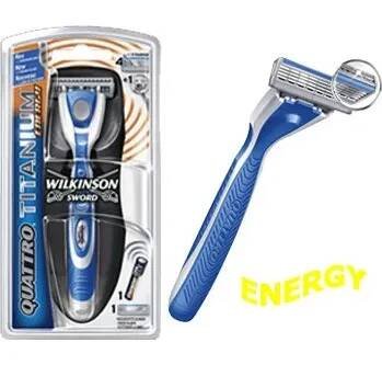 WILKINSON QUATTRO TITAN.ENERGY Hol.strojek+1bř+bat