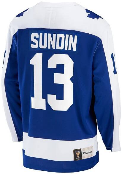 Hokejový dres vintage týmu NHL Toronto Maple Leafs s hráčem Sundin 13