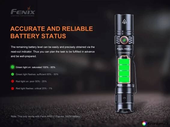 LED svítilna Fenix PD35 V3.0 - LED svítilny a čelovky Kronium.cz