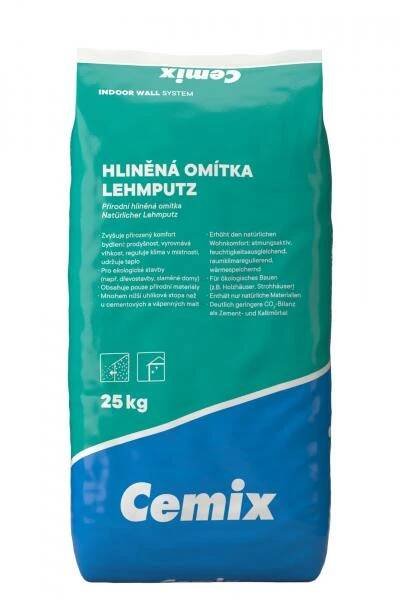 Cemix Hliněná omítka 4611 25 kg od 276 Kč