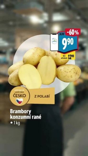 Brambory výhodně s appkou k letnímu obědu i večeři