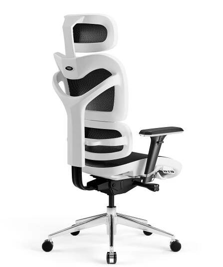 Kancelářská ergonomická židle Diablo V-Commander: Bílo-Černá