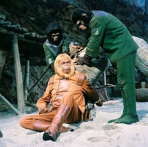 Planeta opic - Z filmu - Kim Hunter, Maurice Evans, Roddy McDowall