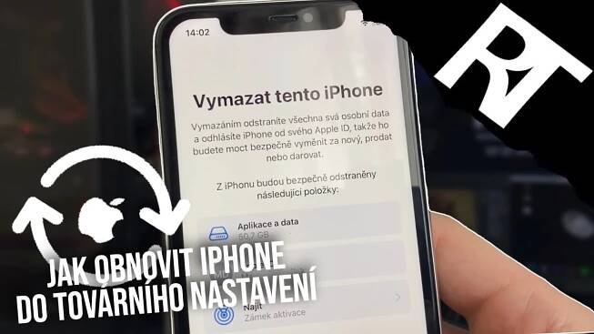 Jak obnovit iPhone do továrního nastavení - iPhone tovární nastavení - Jak resetovat iPhone