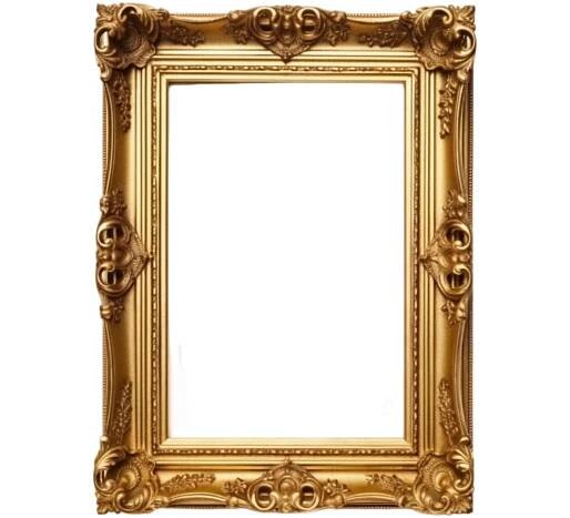 Vintage picture frame, luxury photo frame,