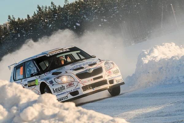 Per-Gunnar Andersson / Anders Fredriksson, ŠKODA FABIA S2000. Rally Sweden 2010