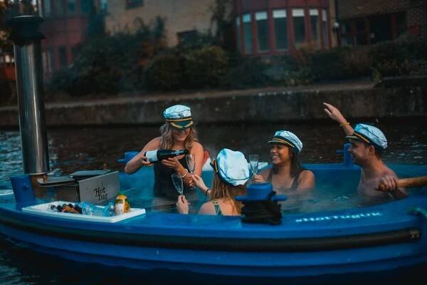 Hot Tub Boats & BBQ Boats Gallery — Skuna Boats