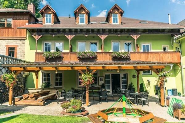 Pension Les Srbská Kamenice Exteriér fotografie