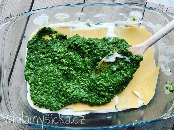 Špenát oběd recept