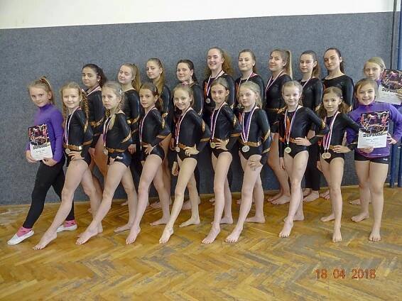 Výsledky krajského přeboru ve sportovní gymnastice – Dobříš 14. 4.