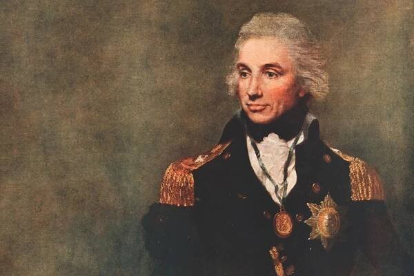 Lemuel F Abbott's famous 1797 portrait of Horatio Nelson. In 1805, the British naval hero promised to speak publicly against the abolition of slavery, but was denied the opportunity by his death at Trafalgar later that year. (Picture by Alamy)