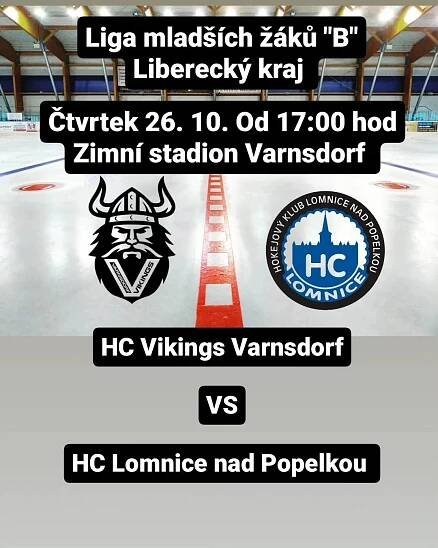 Hokej – Liga mladších žáků „B“ HC TS Varnsdorf vs HC Lomnice nad Popelkou – výběžek.eu