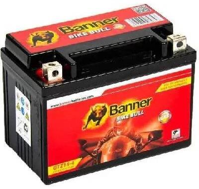 baterie gelová 12V, YTZ10S, YTZ10S-BS, 8,6Ah, 170A, BANNER Bike Bull GEL 150x86x94 GTZ10-4
