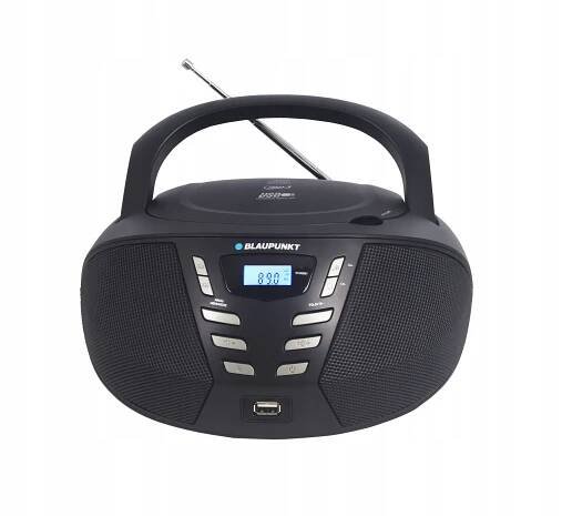 Blaupunkt BB7BK Boombox přenosné rádio AUX MP3 USB CD rádio FM anténa