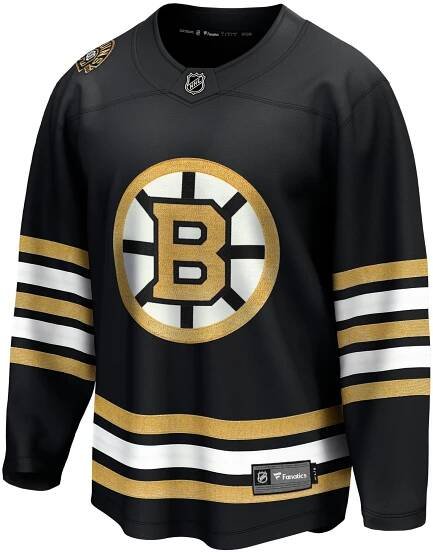Pánský Dres Boston Bruins Black 100th Anniversary Premier Breakaway Jersey - Fanda-NHL.cz