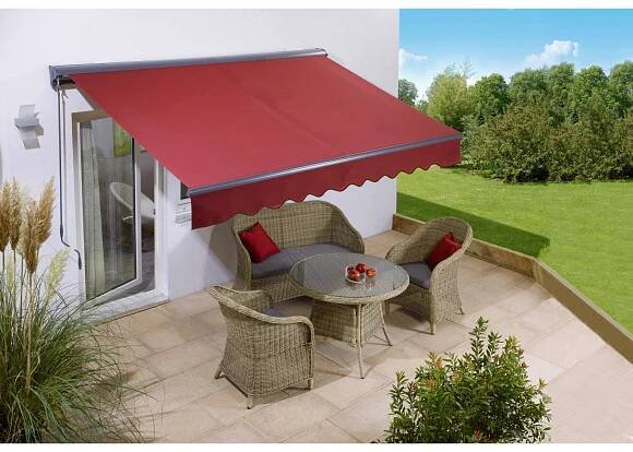 OBI Kazetová markýza Bedford Berry Red 300 x 200 cm
