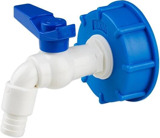 Kohout výpustný 3/4" s redukcí na IBC nádrž S60x6 1/2" hadicovým výstupem