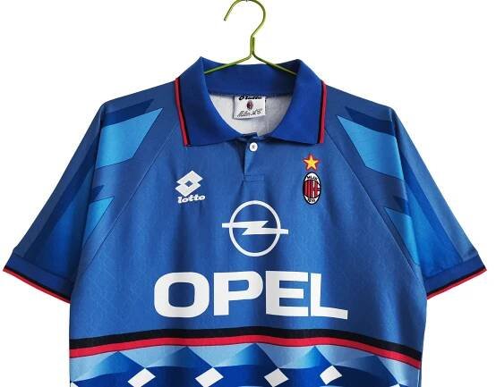AC Milan 1995/96 Retro Shirt Fourth Kit Soccer Jerseys