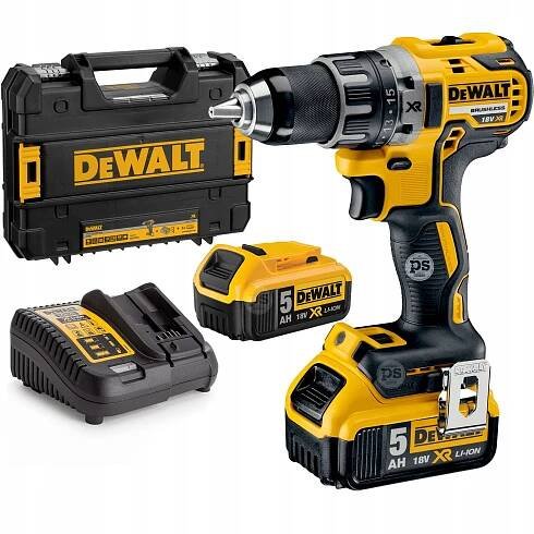 DeWALT DCD796P2 AKU VRTAČKA PŘÍKLEPOVÁ S PŘÍKLEPEM 18V XR AKU 2x5,0Ah