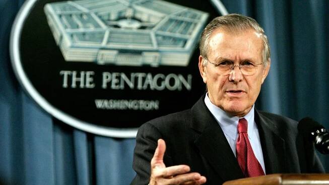Donald Rumsfeld, former secretary of defense, dies at 88
