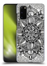 POUZDRO A OBAL NA MOBIL | Pouzdro na mobil Samsung Galaxy S20 - HEAD CASE - vzor Indie Mandala slunce barevná ČERNÁ A BÍLÁ MAPA | Pouzdra, obaly, kryty a tvrzená skla na mobilní telefony