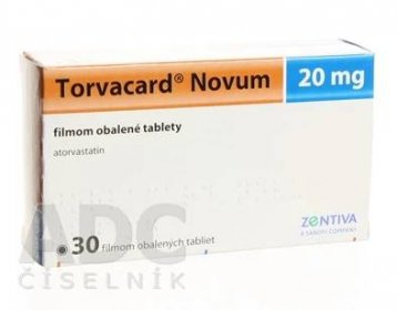 Torvacard Novum 20 mg